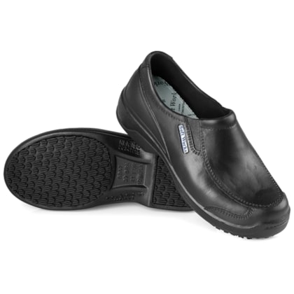 Sapato Eva Preto Com Bico De Composite Bb66 Ca 41554