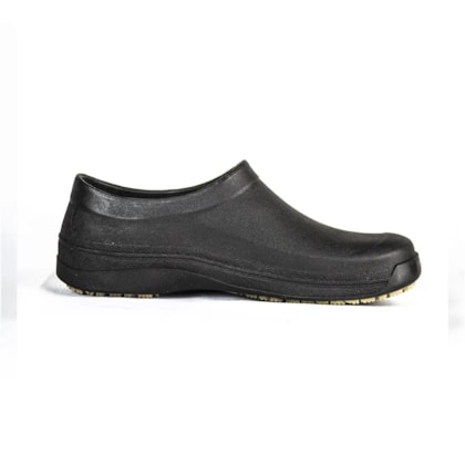 Sapato grip ocupacional preto Ca 45991 Calfor Pampeana