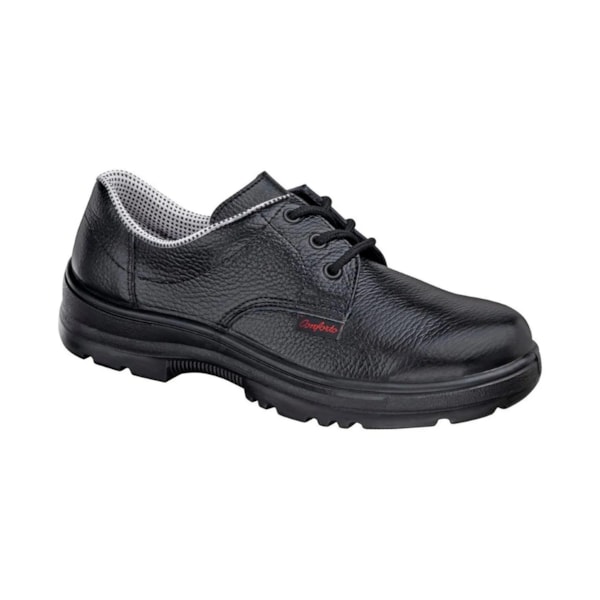 Sapato profissional cadarço preto em vaqueta integral preto sola pu sem biqueira Ca 4642 Conforto-540600bf-38b6-4c7a-b414-8a1de93d0aab