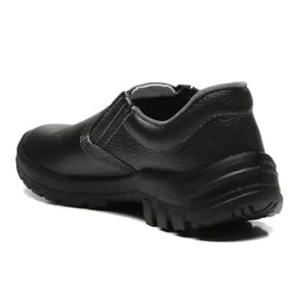 Sapato vaqueta elástico preto Bp 4045bses Ca 42239 Bracol
