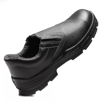 Sapato Vaqueta Service Elástico Preto 4045bses4600ll Ca 42239