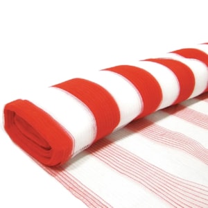 Tela De Segurança Guarda Corpo Laranja E Branco