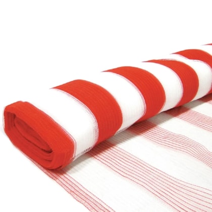 Tela De Segurança Guarda Corpo Laranja E Branco