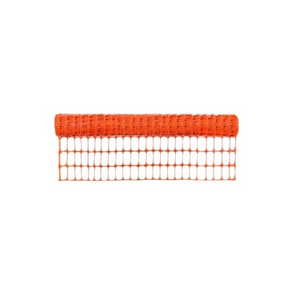 Tela de segurança tapume laranja 1,20 x 50m Plastcor