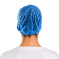 Touca Descartável TNT Plissada Pacote com 100 unidades Ref. Rdes00131 Prevemax Azul-daa97774-02a0-4a75-8724-8bd1426c7f7c