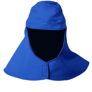 Touca Em Brim Soldador Com Velcro Azul Ca 49731