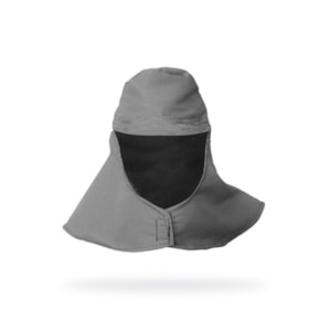 Touca em brim soldador com velcro cinza ref. 6450 Ca 49731 Brascamp