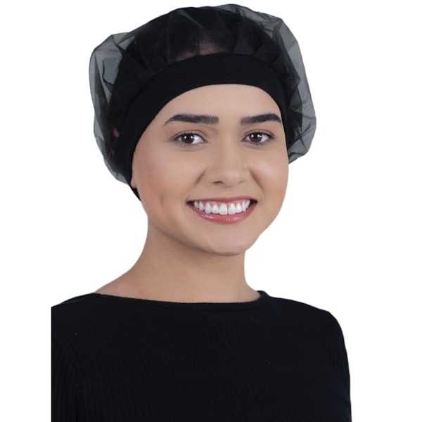Touca Organza com Elastano Preta pacote com 5 unidades Div00142-63f205ee-2a72-4610-b95a-ce31f4974fd4