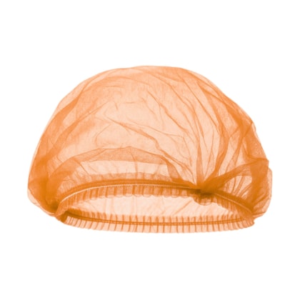 Touca Plissada pacote com 100 unidades Gr-20 Cor Laranja Rdes00159